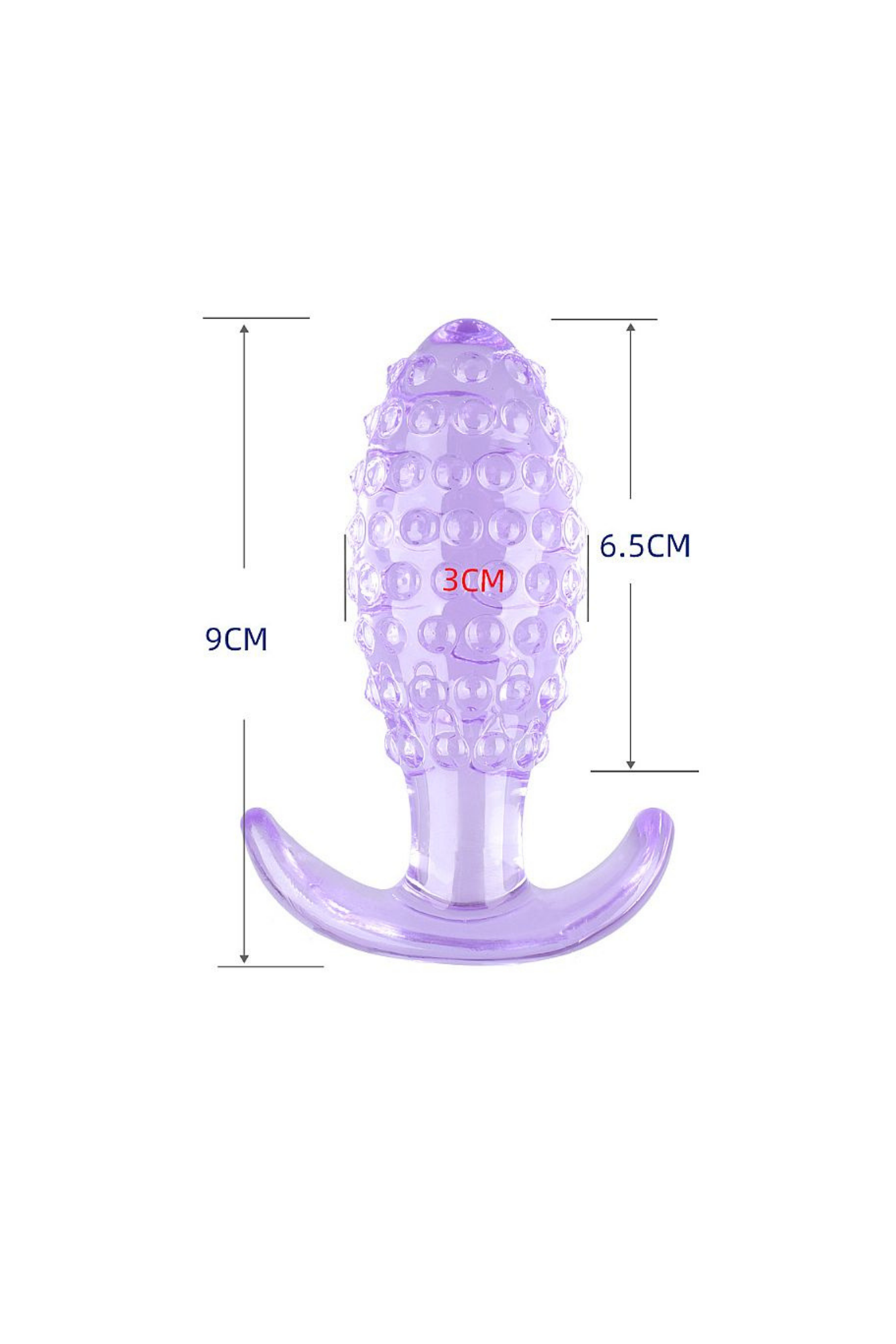 Plug Anal em Silicone c/ em rosa – Doce Malícia