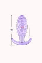 Plug Anal em Silicone c/ Textura de Bolinha – 9,0×3,0cm – Doce Malícia