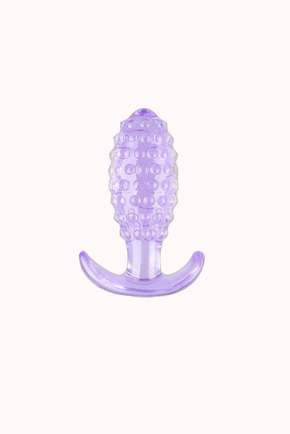 Plug Anal em Silicone c/ Textura de Bolinha – 10,5×3,5cm – Doce Malícia