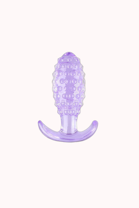 Plug Anal em Silicone c/ Textura de Bolinha – 10,5×3,5cm – Doce Malícia