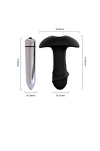 Plug Anal C/Vibro em Silicone em Quantidade – Doce Malícia