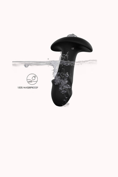 Plug Anal C/Vibro em Silicone Extra Macio 10cm – Doce Malícia