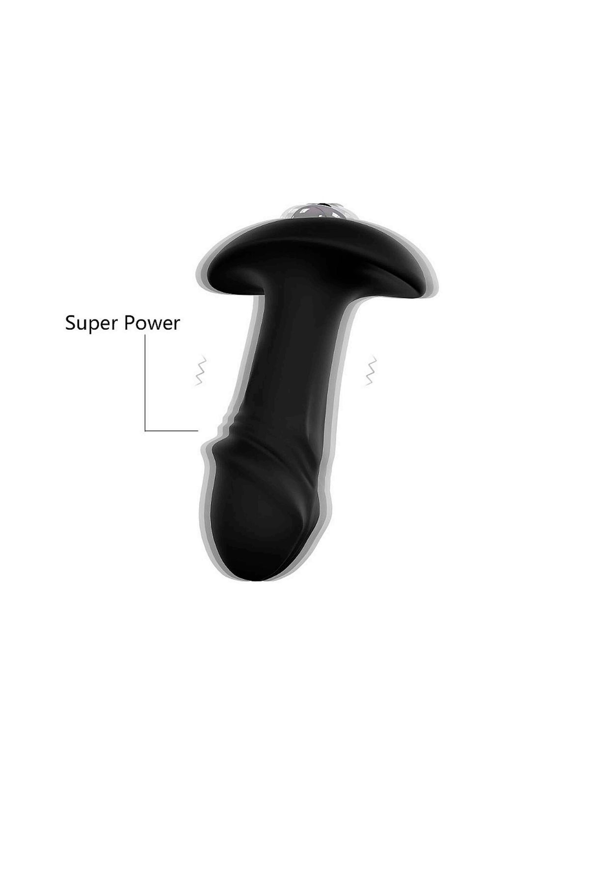 Plug Anal C/Vibro em Silicone em Quantidade – Doce Malícia