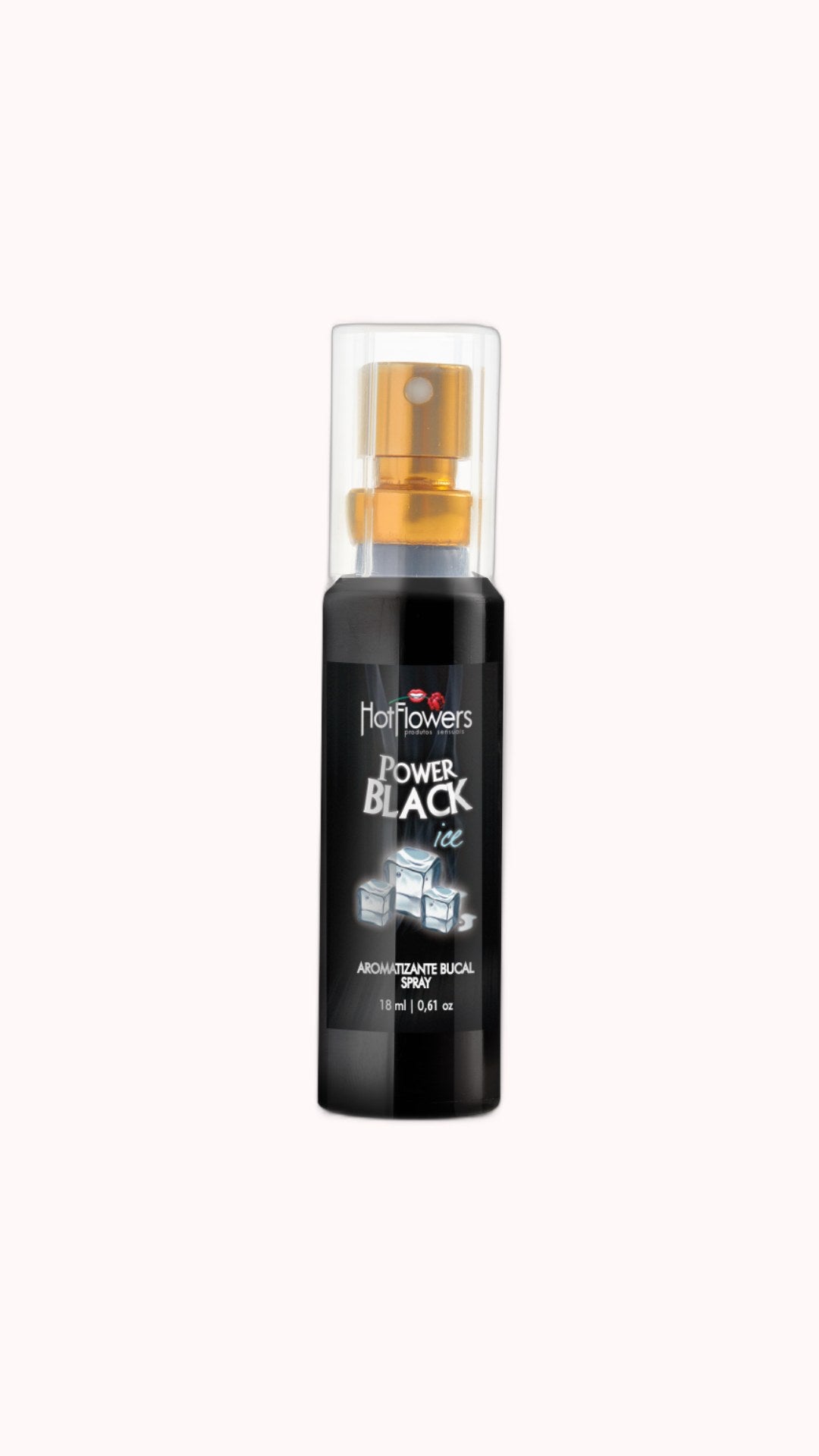 Aroma Bucal Power Black Ice Spray – 18ml – Doce Malícia