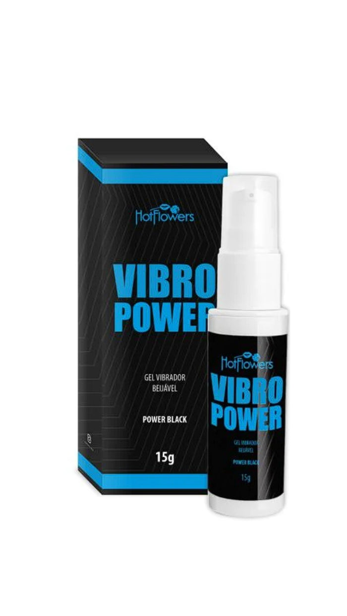 Gel Vibro Power – Power Black 15g – Doce Malícia — Doce Malícia