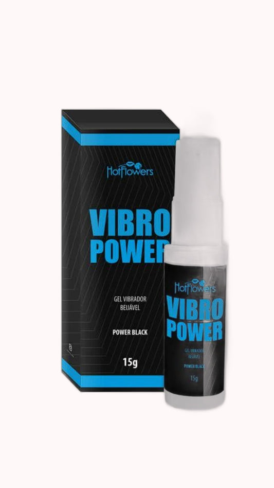 Gel Vibro Power – Power Black 15g – Doce Malícia