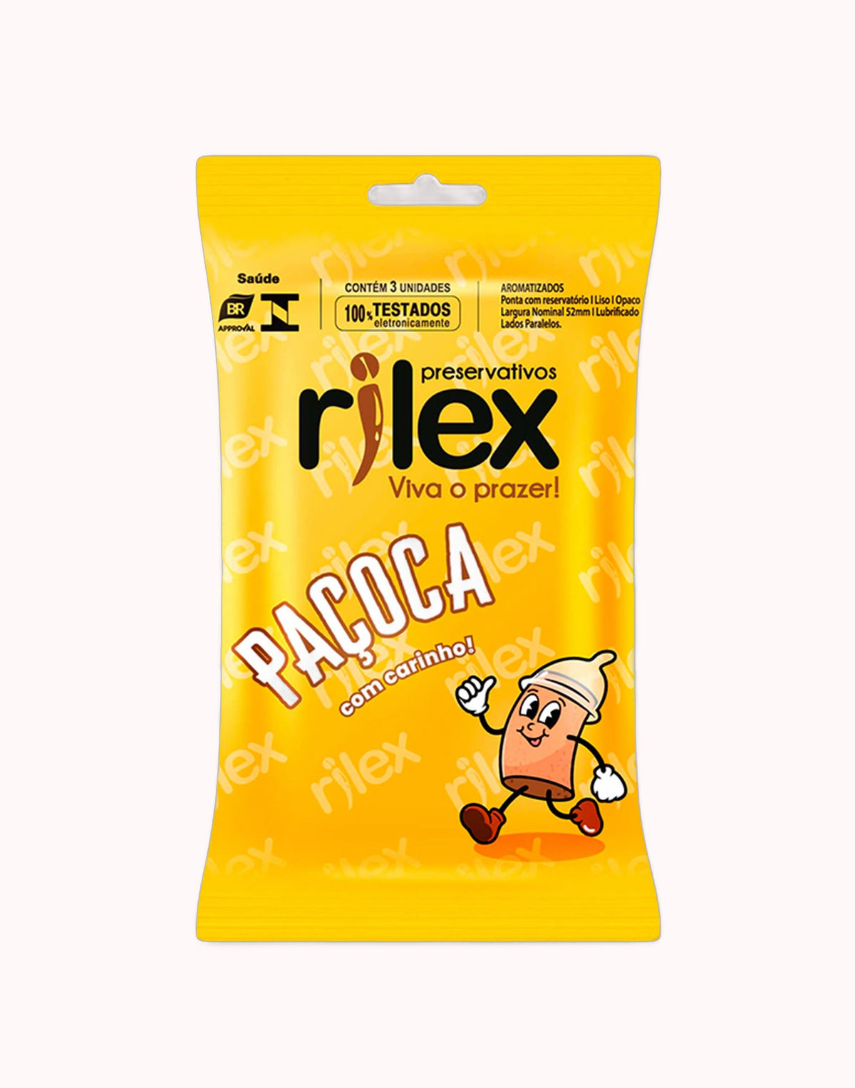 Preservativo Rilex Sachê com 3 Unidades – Doce Malícia