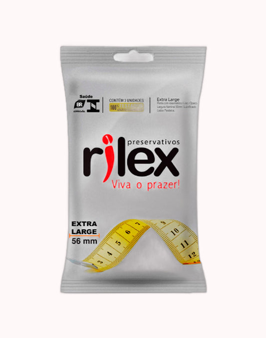 Preservativo Rilex Sachê com 3 Unidades – Doce Malícia