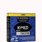 Preservativo K-Med K-Misinha Sex Education Extra Lubrificado Com 3 Unidades – Doce Malícia