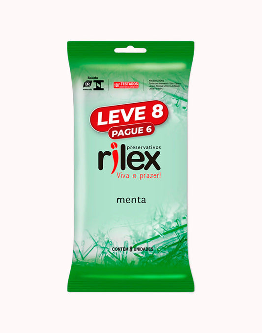 Preservativo Rilex Menta – Leve 8 e Pague 6 – Doce Malícia