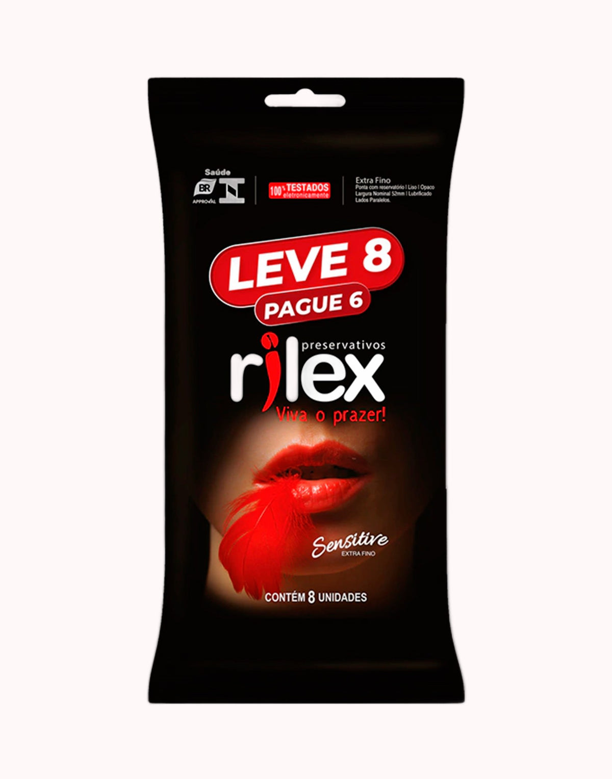 Preservativo Rilex Sensitive – Leve 8 e Pague 6 – Doce Malícia