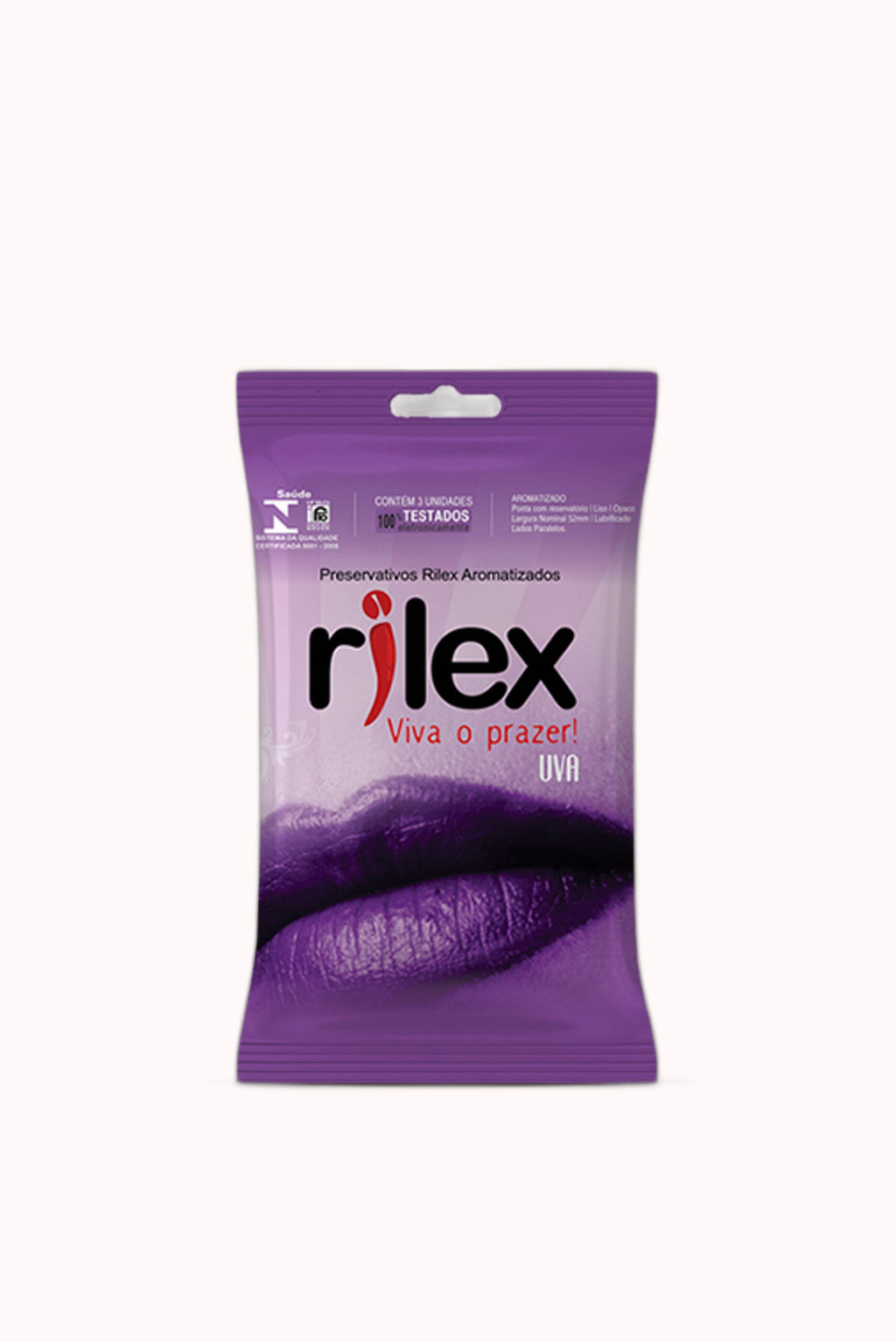 Preservativo Rilex Sachê com 3 Unidades – Doce Malícia
