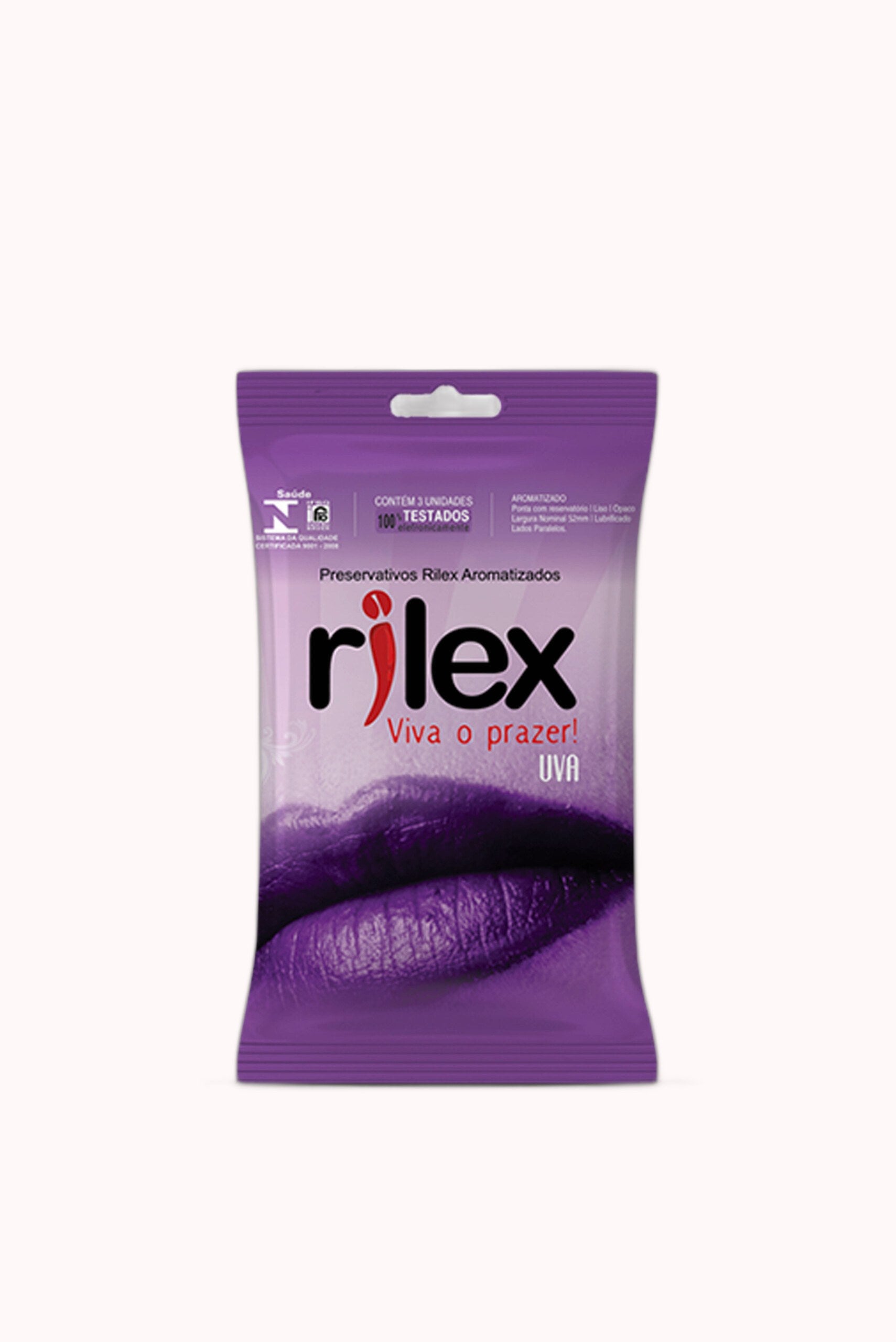 Preservativo Rilex Sachê com 3 Unidades – Doce Malícia