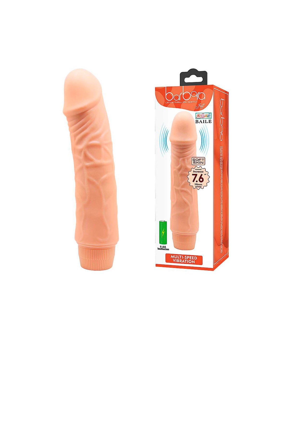 Prótese com Vibro 19cm em Quantidade – Doce Malícia
