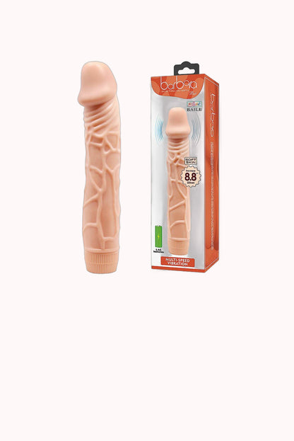 Prótese com Vibro Texturizado 22cm – Doce Malícia