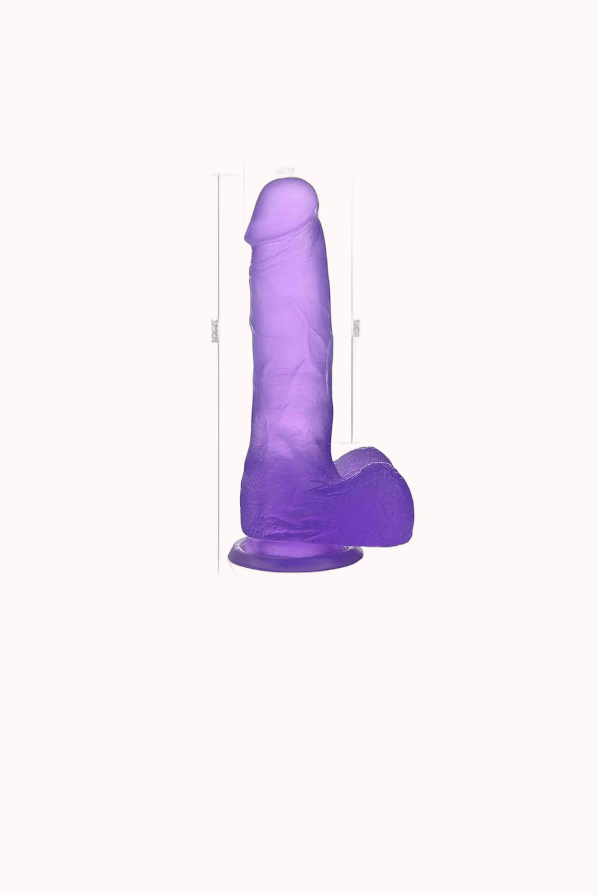 Prótese Peniana em Jelly 17×3,5cm – Doce Malícia