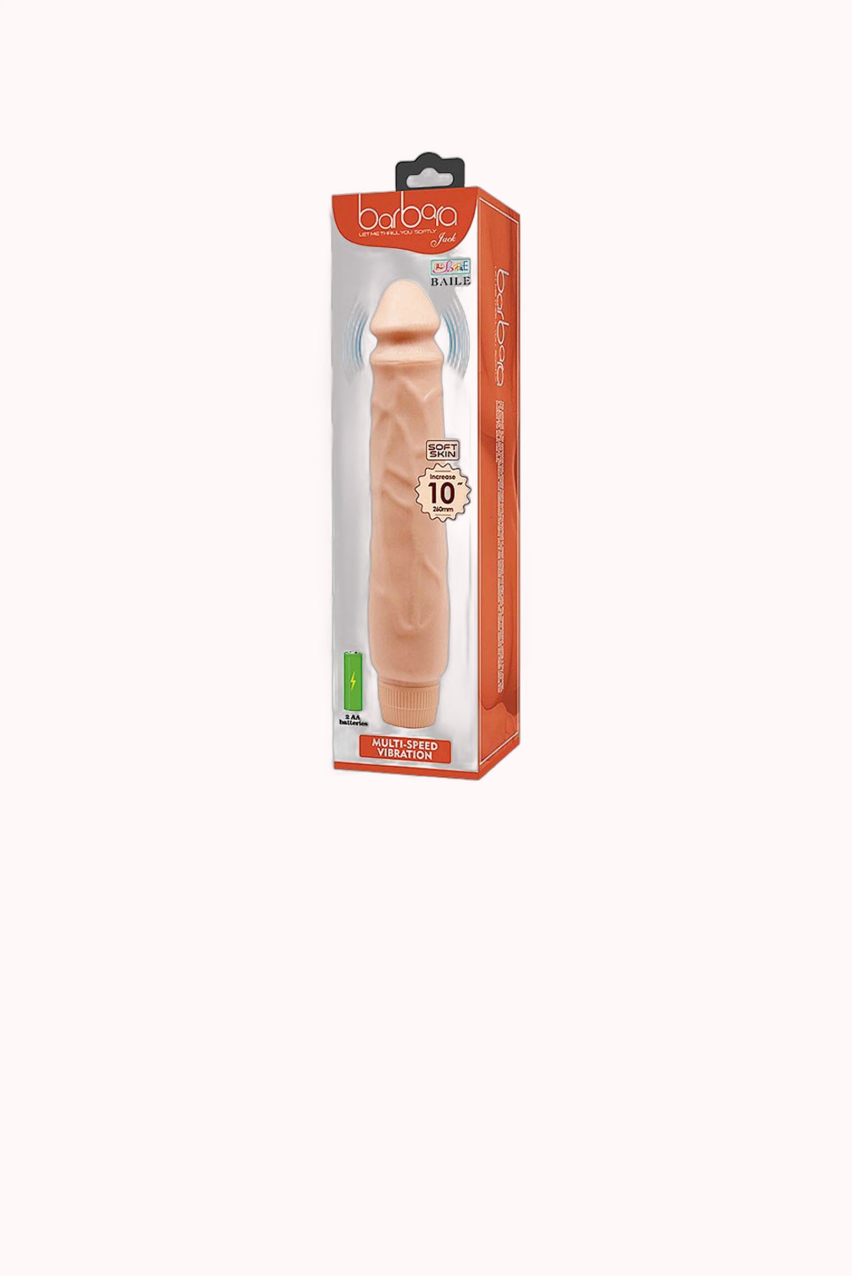 Prótese Peniana Realística com Vibro 21,5×4,0cm – Doce Malícia