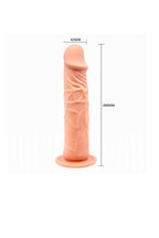 Prótese Peniana Realística com Ventosa 20×4,2cm em Quantidade – Doce Malícia