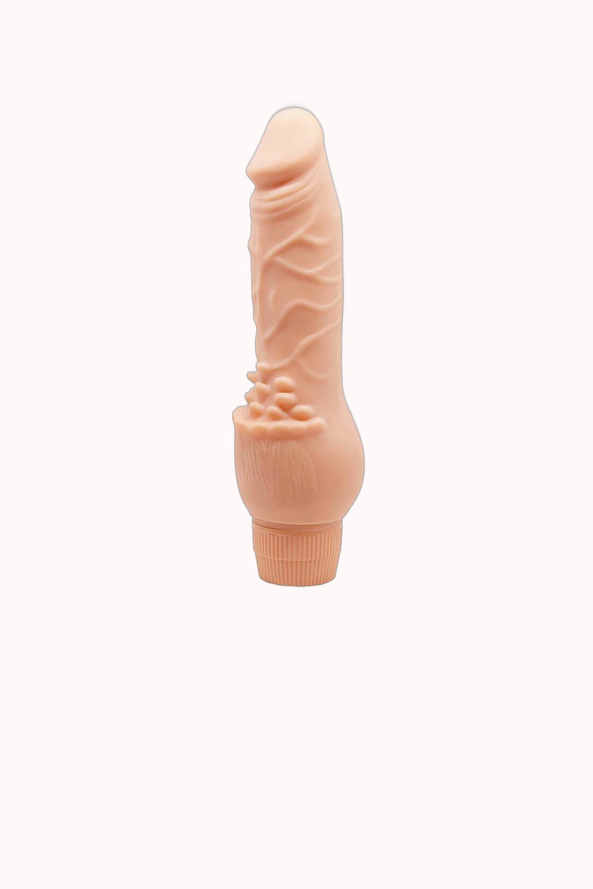 Prótese Realística com Vibro em Silicone 19,5 x 3,8 cm – Doce Malícia