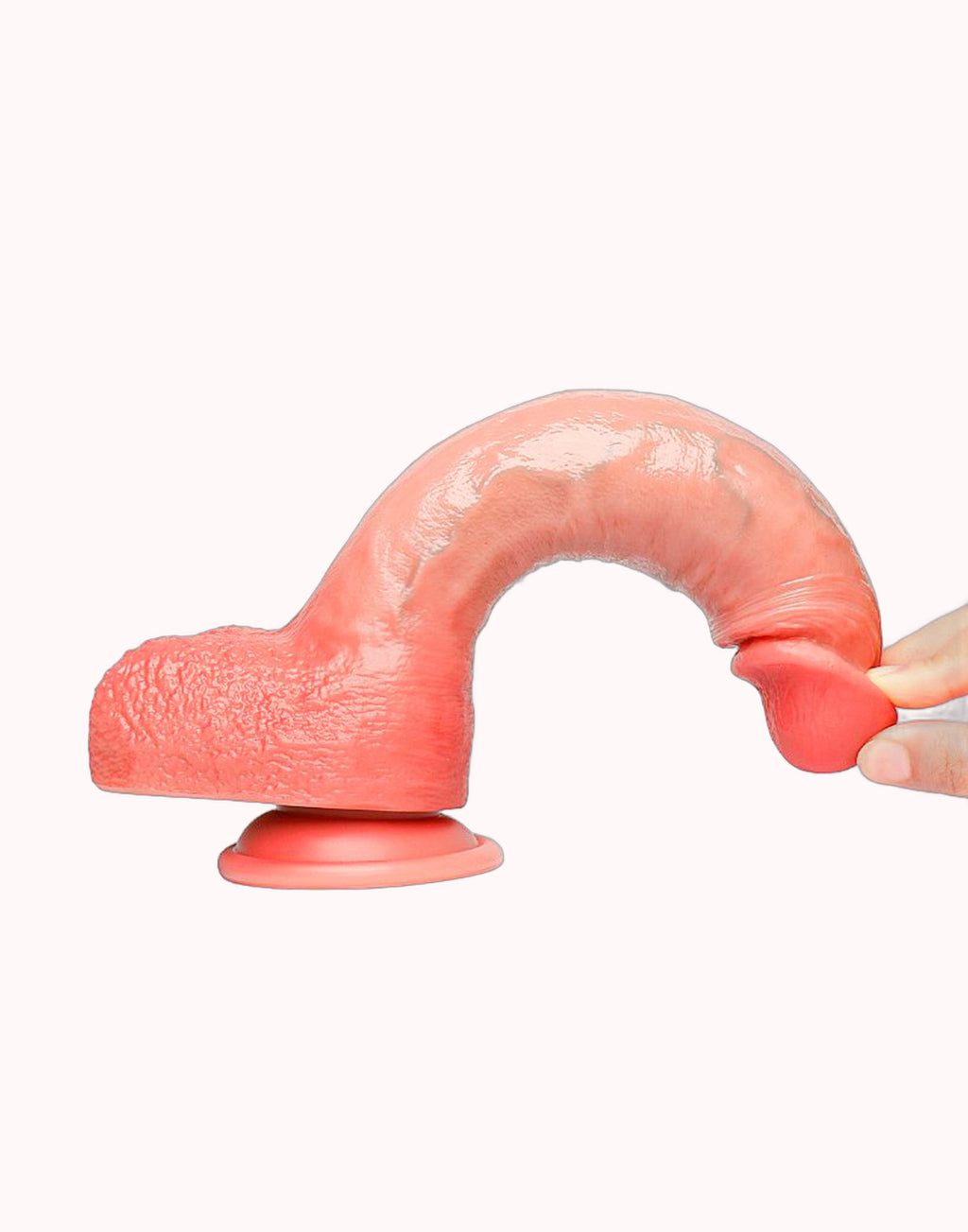 Prótese Realística Em Silicone Com Escroto – 25,0 x 4,8 cm – Doce Malícia