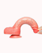 Prótese Realística Em Silicone Com Escroto – 25,0 x 4,8 cm – Doce Malícia
