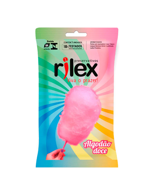 Preservativo Rilex Sachê com 3 Unidades em Quantidade – Doce Malícia