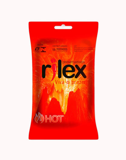 Preservativo Rilex Sachê com 3 Unidades – Doce Malícia