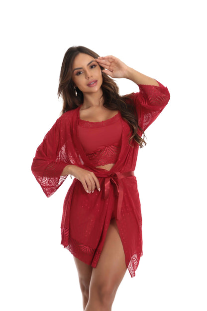 Robe Curto Feminino em Branco – Doce Malícia