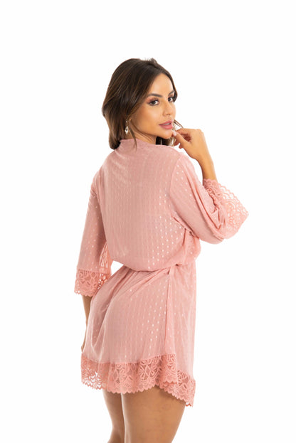 Robe Curto Feminino em Branco – Doce Malícia