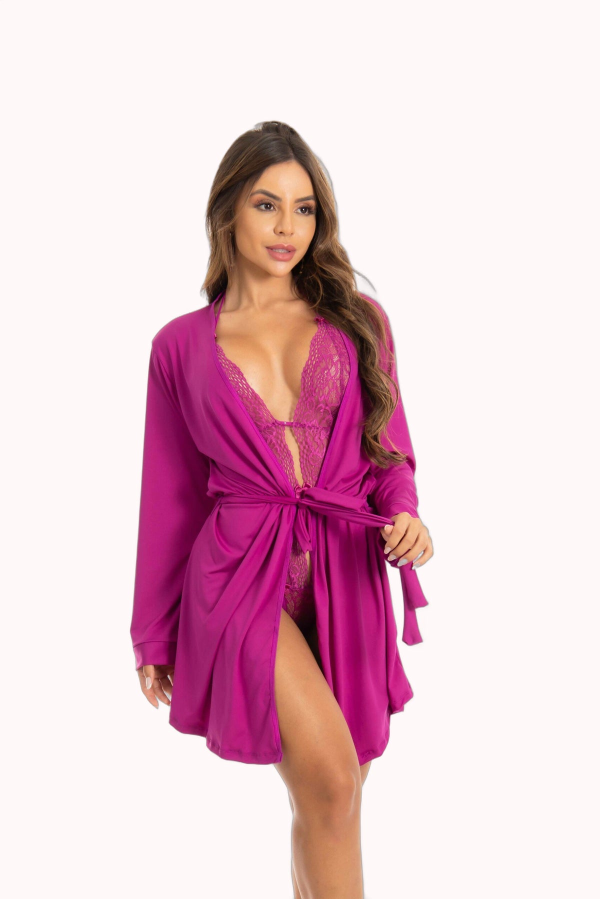 Robe de Microfibra Feminino