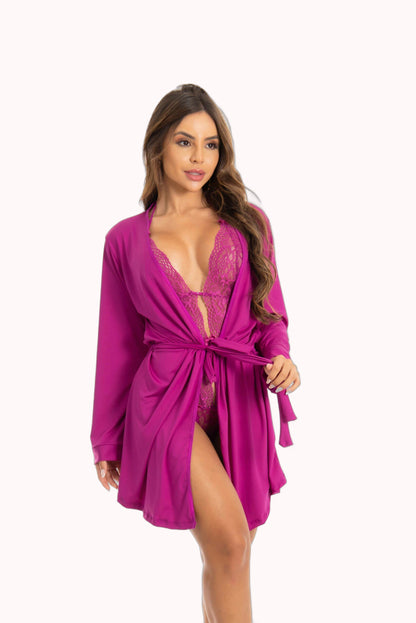 Robe de Microfibra Feminino