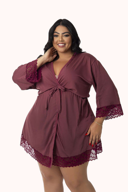 Robe Feminino Plus Size – Doce Malícia
