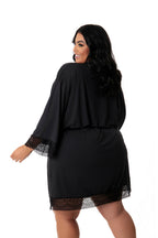 Robe Feminino Plus Size em Branco – Doce Malícia