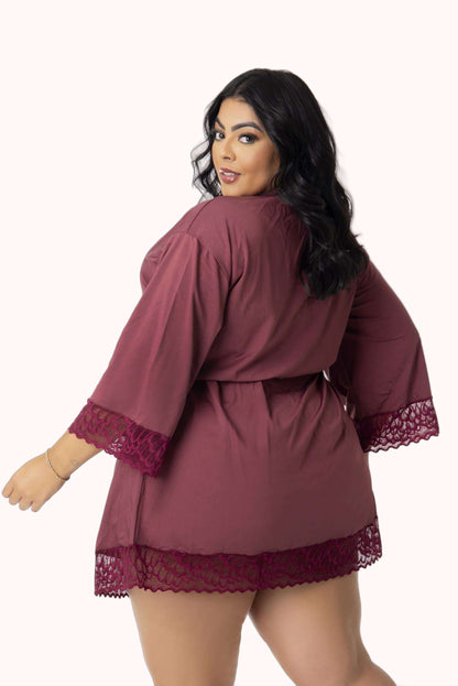 Robe Feminino Plus Size – Doce Malícia