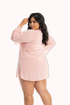 Robe Plus Size Sensual de Tule – Doce Malícia