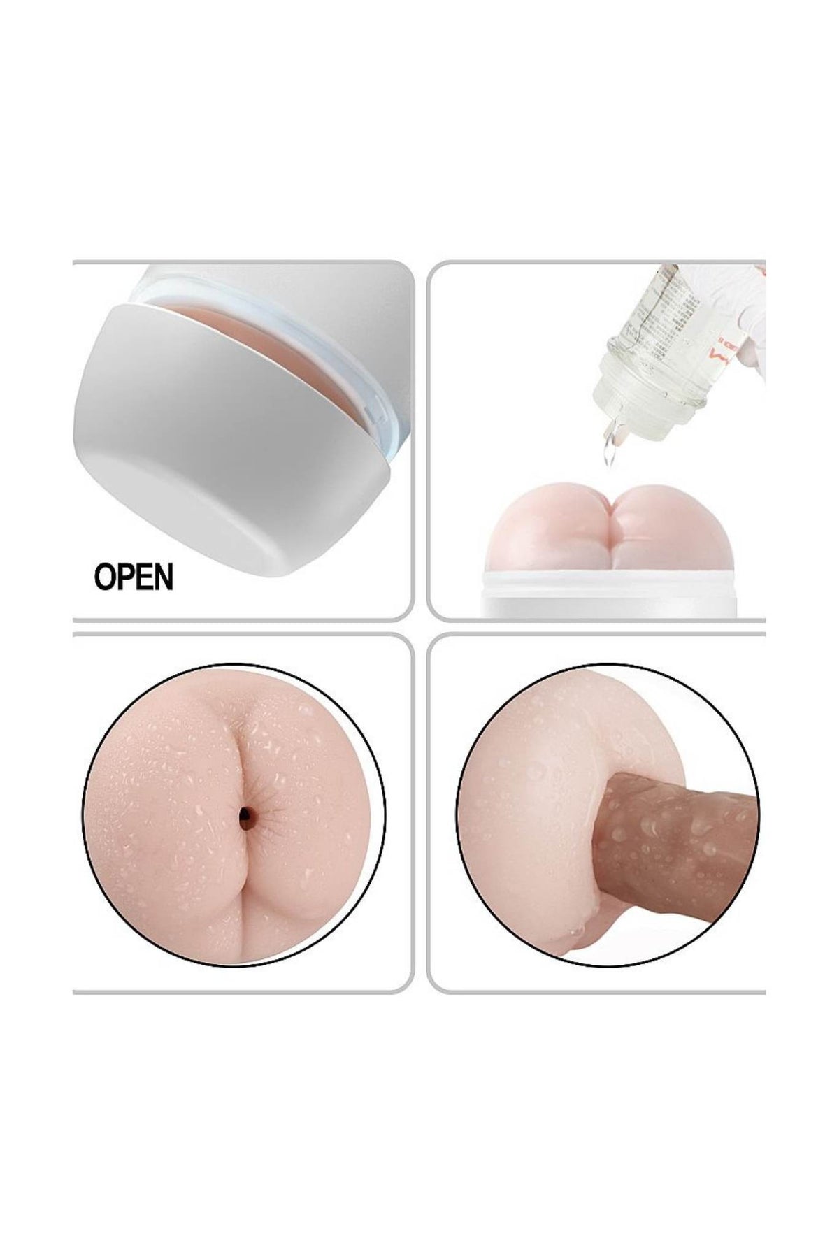 Masturbador Formato de Lanterna com em Branco – Doce Malícia