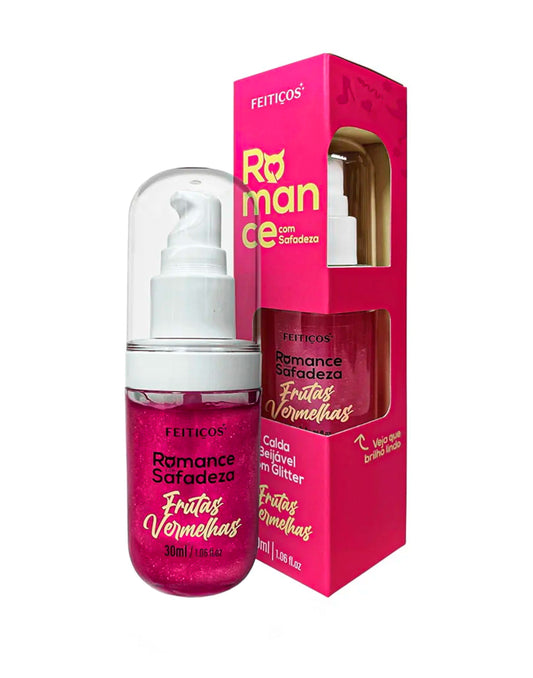 Gel Beijável com Glitter Romance em Quantidade – Doce Malícia