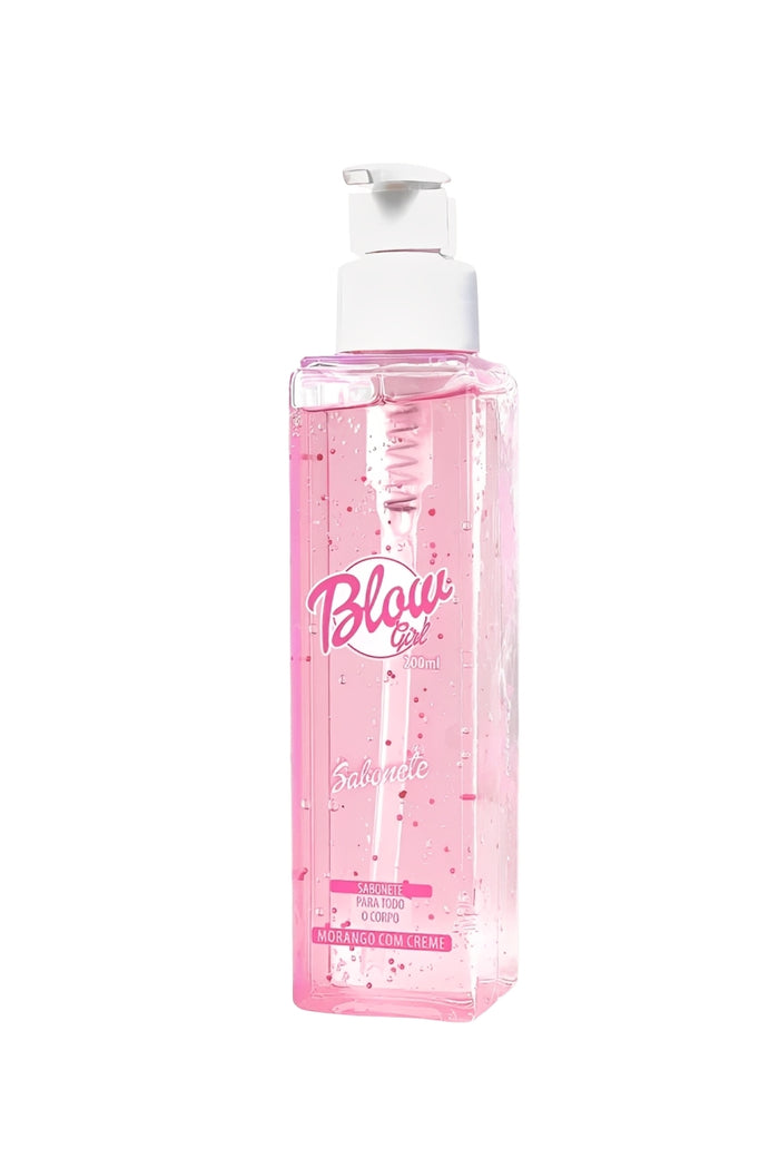 Sabonete Corporal Blow Girl – Morango Com Creme 200 ml – Doce Malícia — Doce Malícia