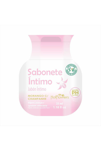 Sabonete Íntimo 35ML – Morango em Quantidade – Doce Malícia