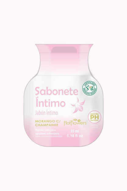 Sabonete Íntimo 35ML – Morango com Champanhe – Doce Malícia