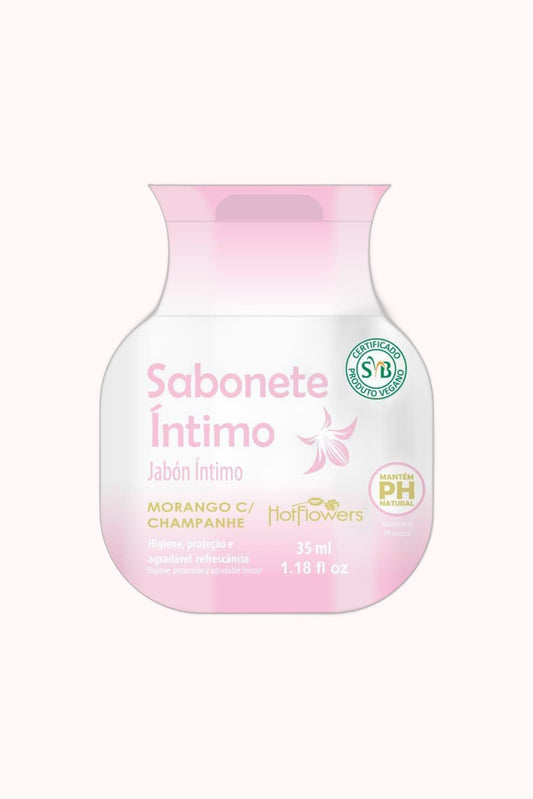 Sabonete Íntimo 35ML – Morango com Champanhe – Doce Malícia