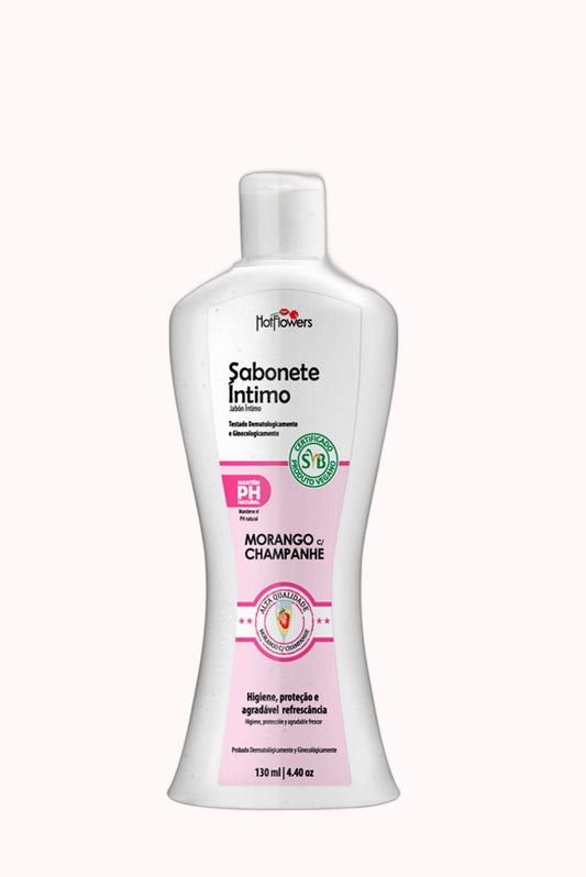 Sabonete Íntimo 130ML – Morango com Champanhe – Doce Malícia