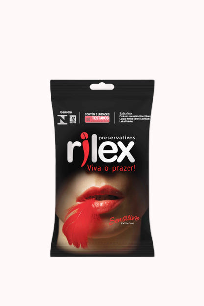 Preservativo Rilex Sachê com 3 Unidades – Doce Malícia