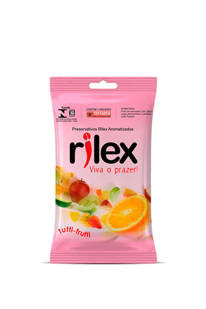 Preservativo Rilex Sachê com 3 Unidades em Quantidade – Doce Malícia