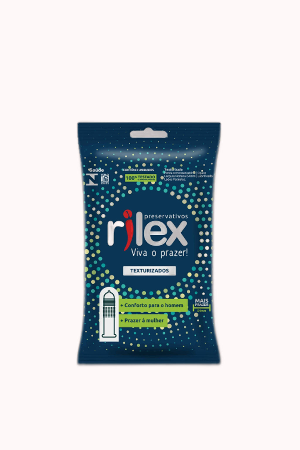 Preservativo Rilex Sachê com 3 Unidades – Doce Malícia