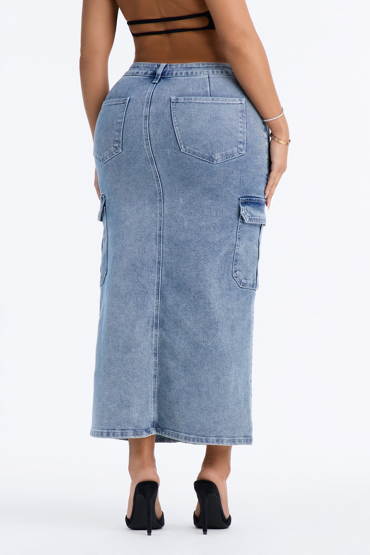 Saia Feminina Midi Cargo – Doce Malícia