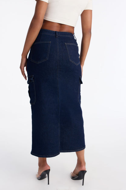 Saia Feminina Midi Cargo – Doce Malícia