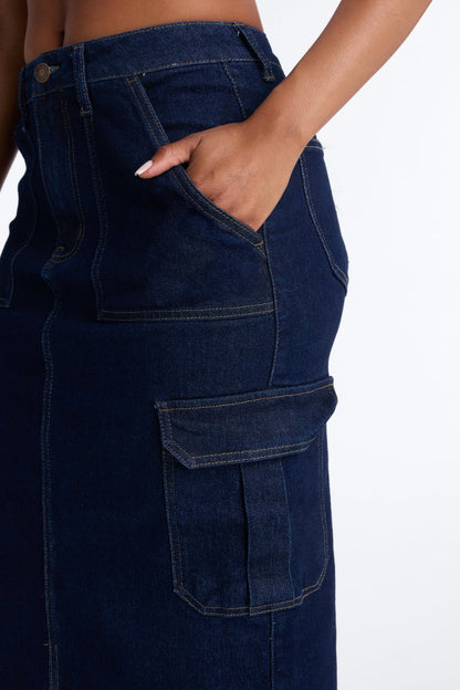 Saia Feminina Midi Cargo – Doce Malícia