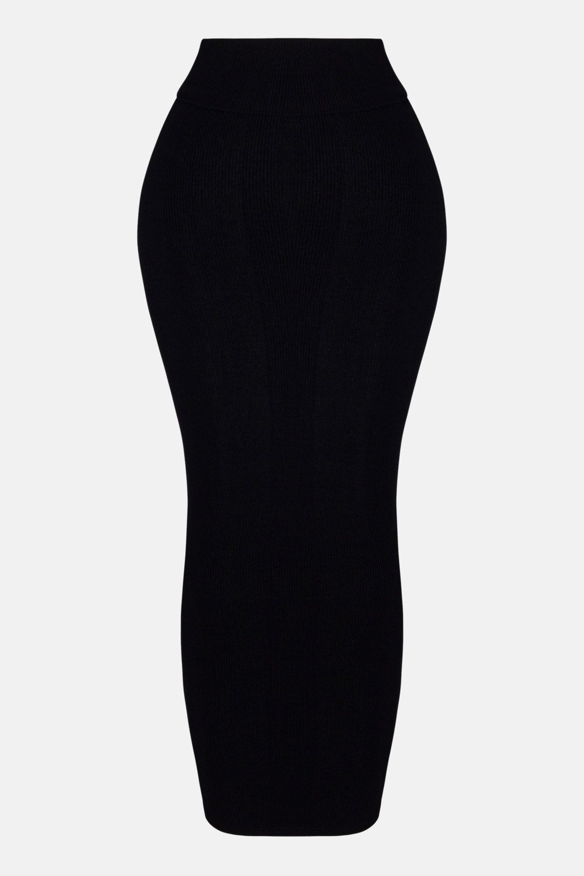 Saia Feminina Midi Longo Preto – Doce Malícia