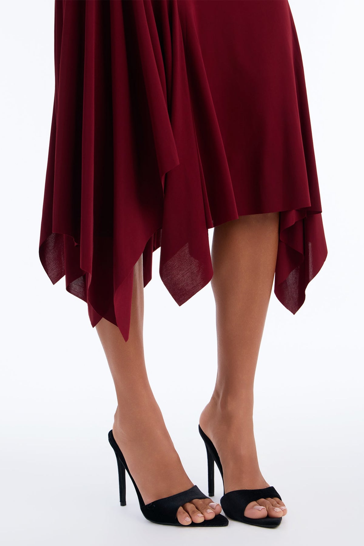 Saia Feminina Midi Vinho – Doce Malícia